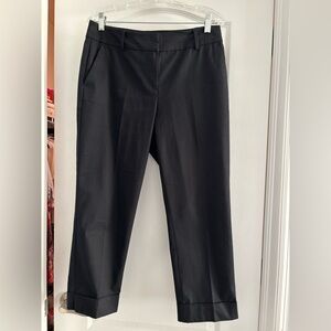 Ann Taylor crop chinos with cuff.